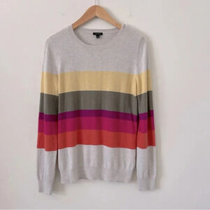 Talbots Pullover color-block striped sweater Size Small